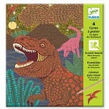 DJECO Набор для творчества серии SCRATCH CARDS "Динозавр" 09726