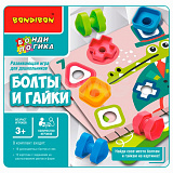 Развивающая игра для дошкольников Bondibon «БОЛТЫ И ГАЙКИ», BOX