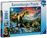 RAVENSBURGER Пазл " У динозавров" 100 эл. 10665